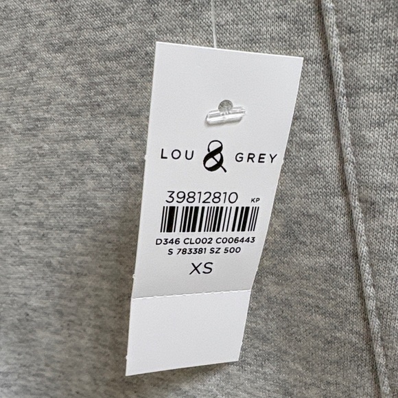 NWT Lou & Grey Piped Elite Sweatshirt   Size XS - Picture 4 of 5